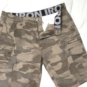 IRON Men's Camoflauge Cargo Shorts